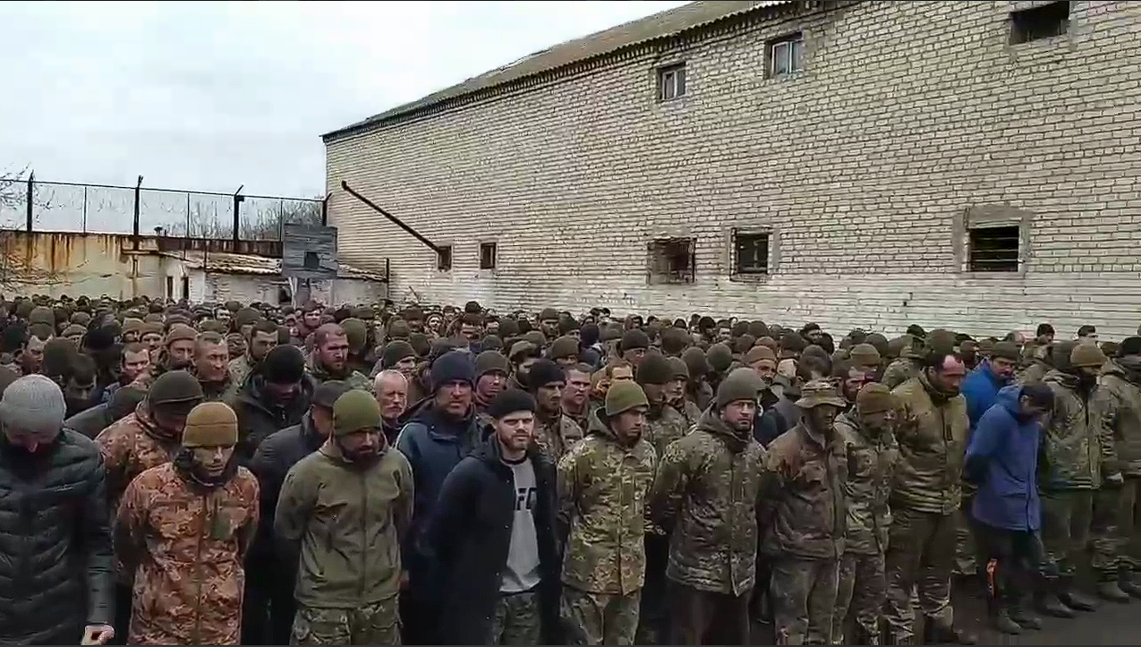 Пленные украинцы в плену