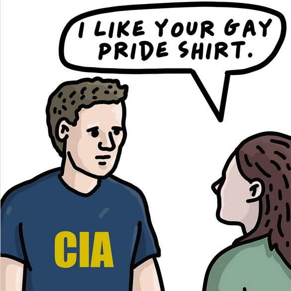 I like your gay pride shirt, CI gAy – The Donald – America First