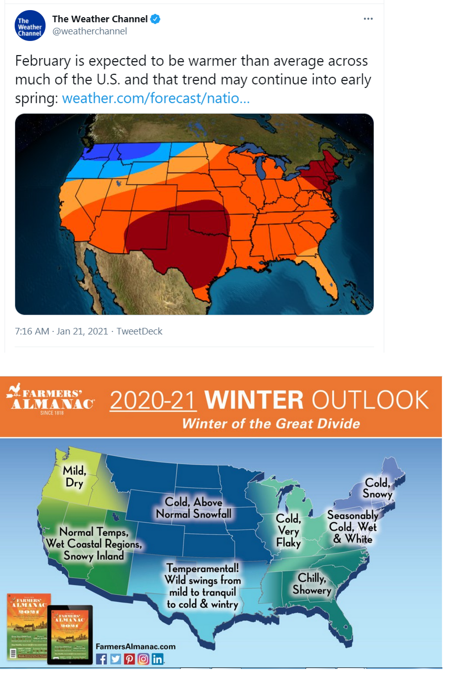 The Based Farmers Almanac correctly predicts the weather a year in