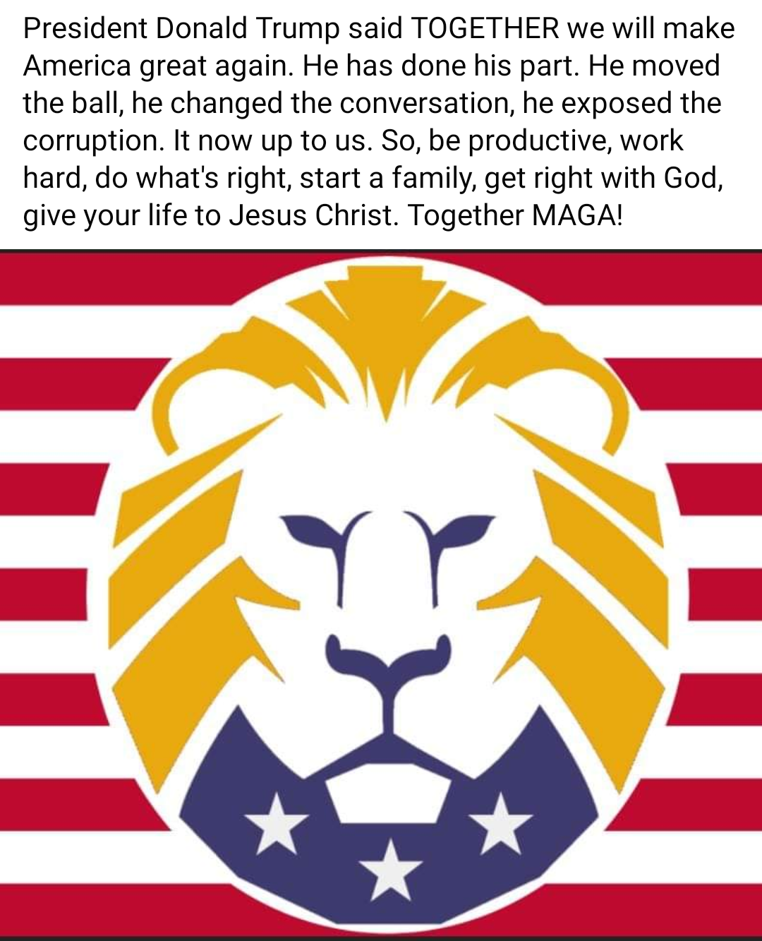 Together MAGA! - The Donald - America First | Patriots Win