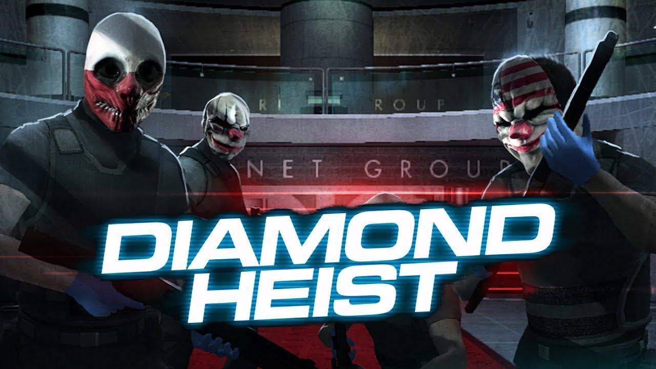 New down one. Diamond Heist payday. Payday the Heist Diamond Heist. Payday 2 Heist. Payday 2 Diamond.