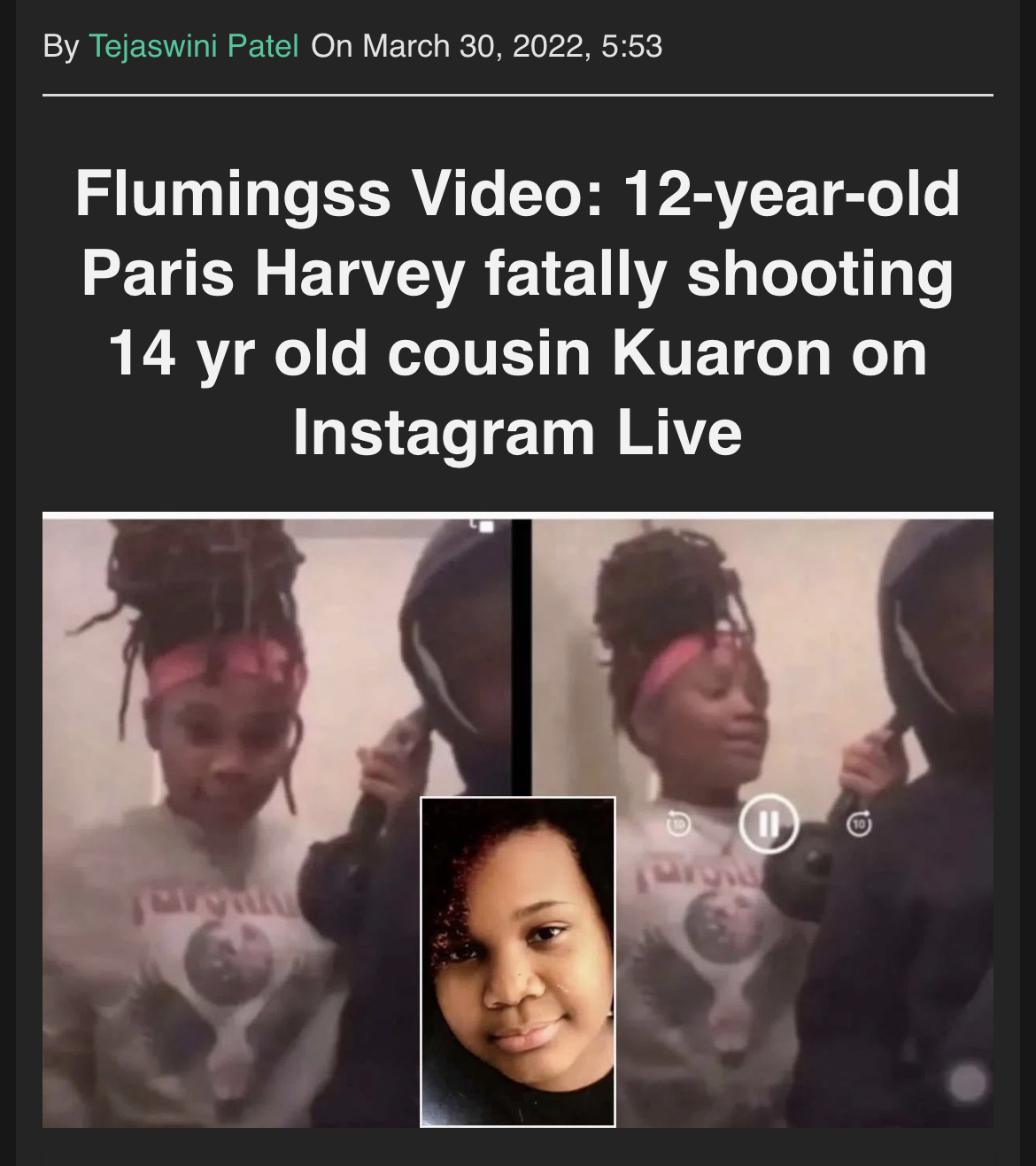 Woman Accidentally Shoots Her Friend In The Head On Facebook Live