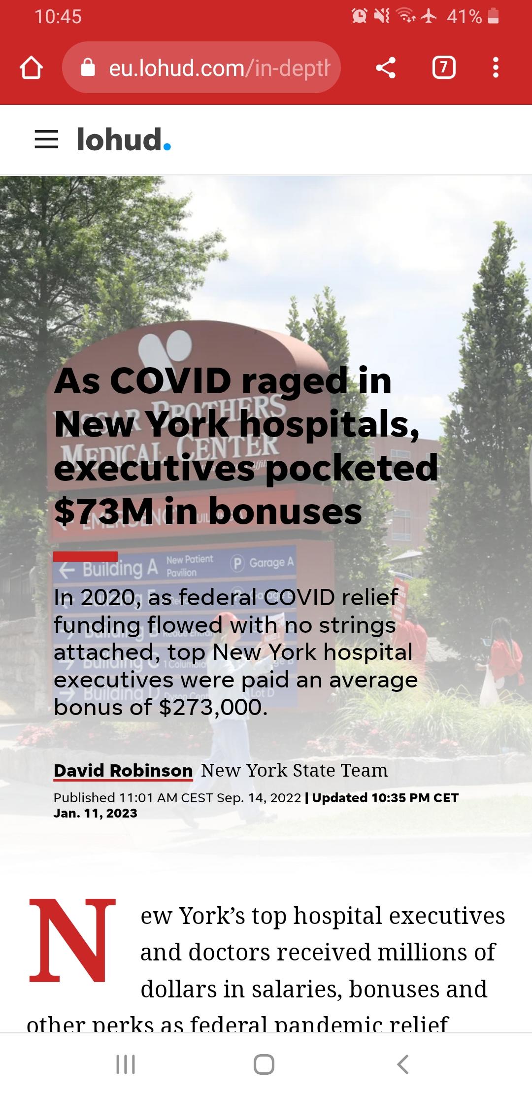 As COVID went wild at New York hospitals, executives pocketed  million in bonuses – The Donald – America First