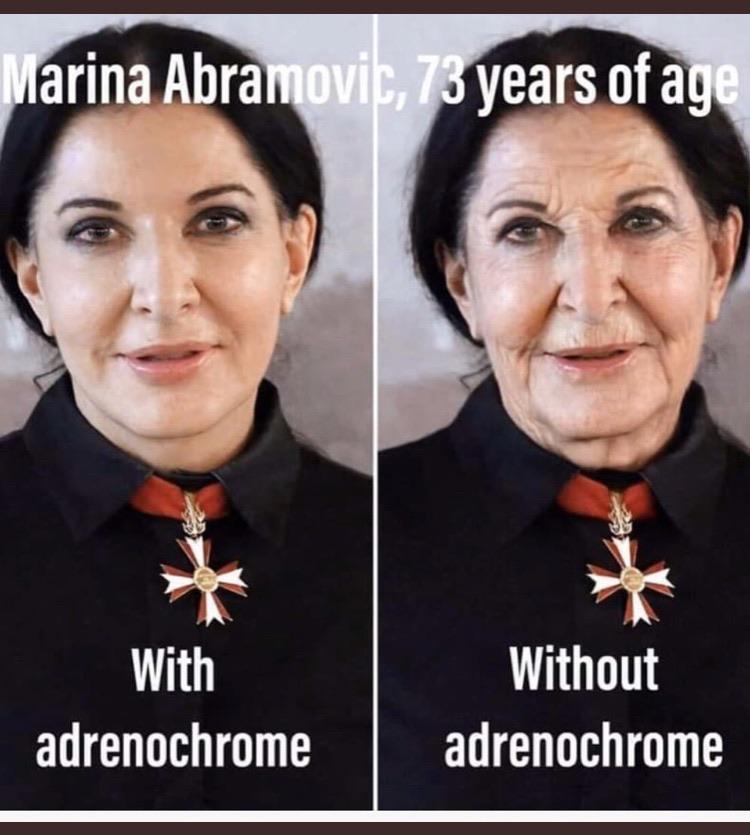 not sure about the Adrenochrome, but definitely virgin young blood - TheDon...