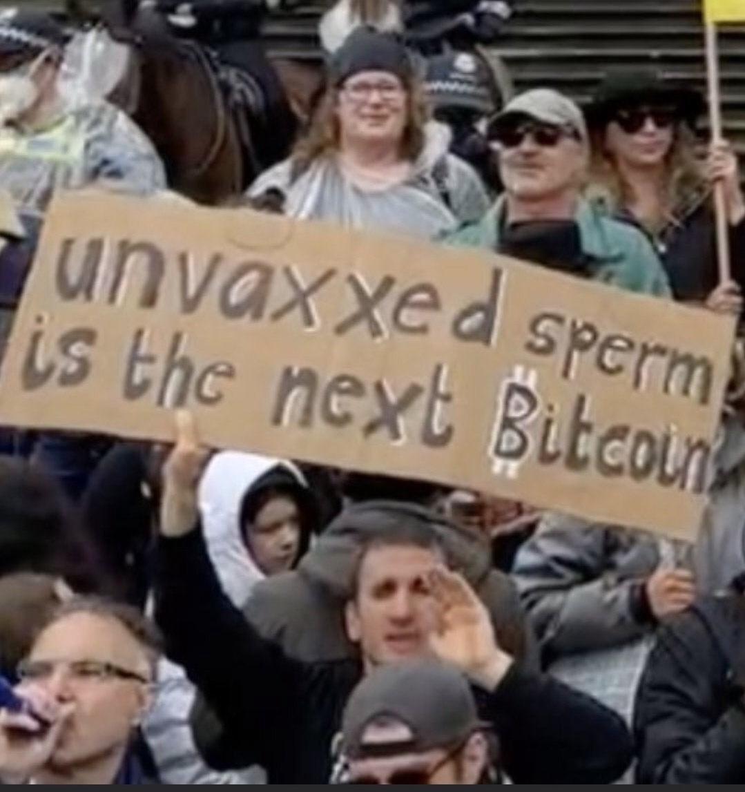Unvaxxed Sperm Is The New Bitcoin