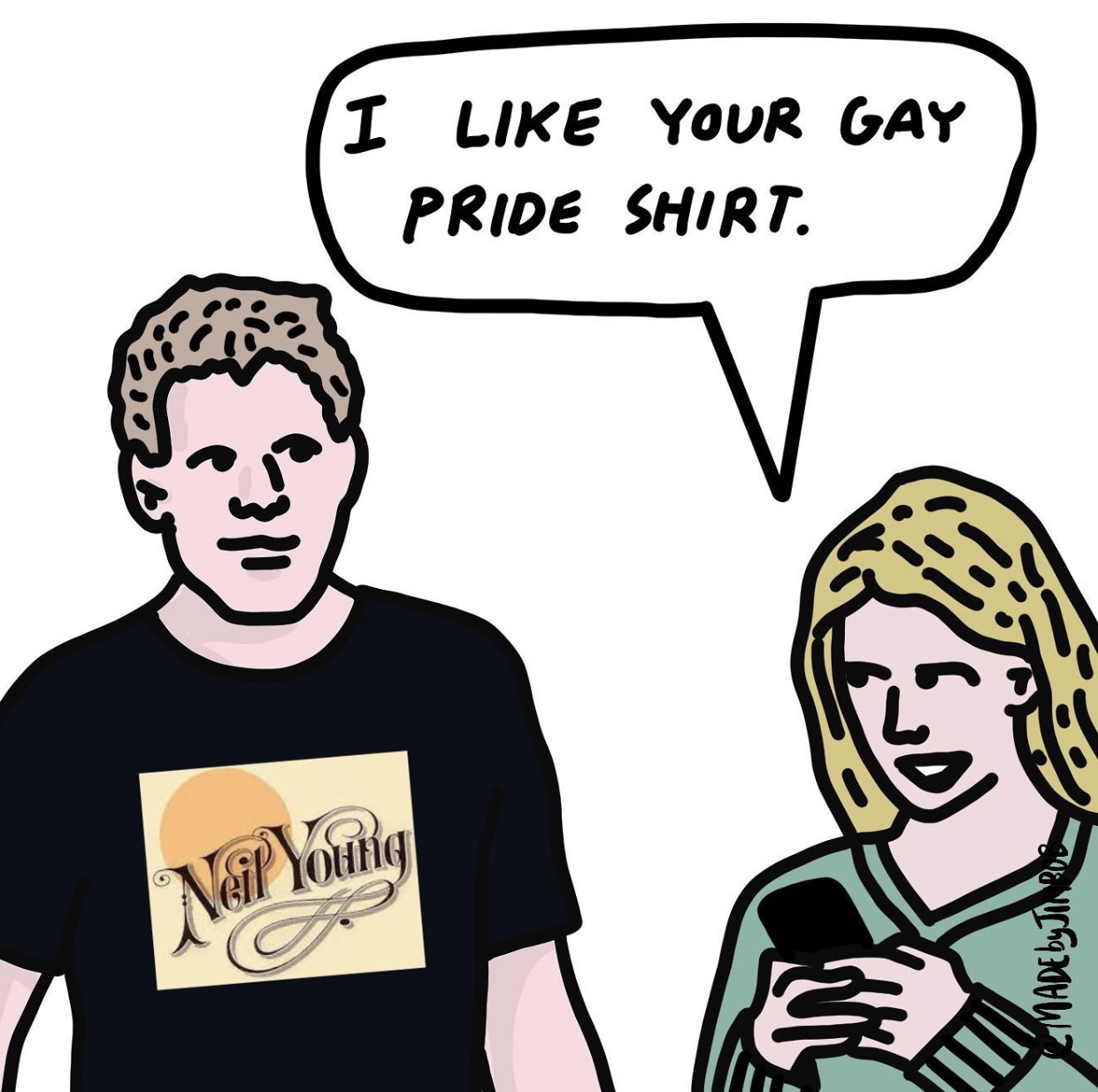I like your gay pride shirt - TheDonald.